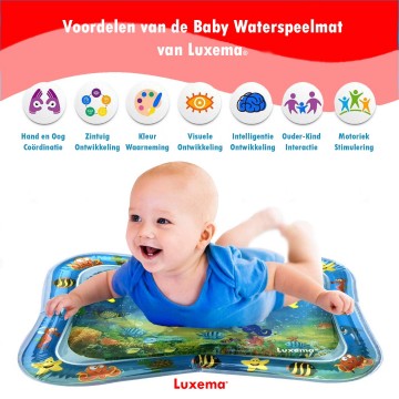 Afbeelding 4 voordelen luxema baby waterspeelmat