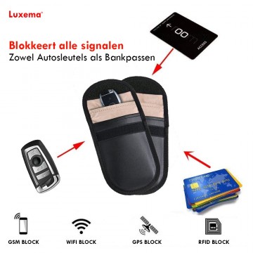 Luxema rfid autosleutelhoes blokkeert alle signalen